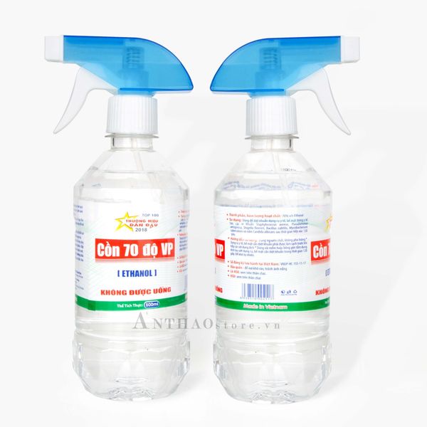  Chai Cồn 70 Độ Vĩnh Phúc 500ml Dạng Xịt-TYC09210922 