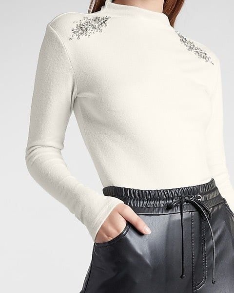  Áo Thun Vnxk EP Dệt Kim Đính Đá-TPSRFEP022 