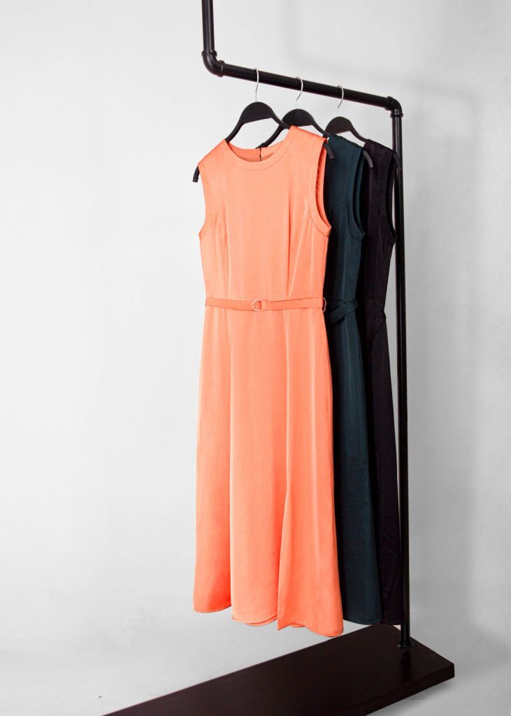 Đầm Vnxk MG Lụa Cổ Tròn -SXDT090822