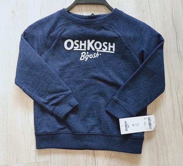  Áo Nỉ Baby Osh In Chữ Trắng - 090121ANOBN 