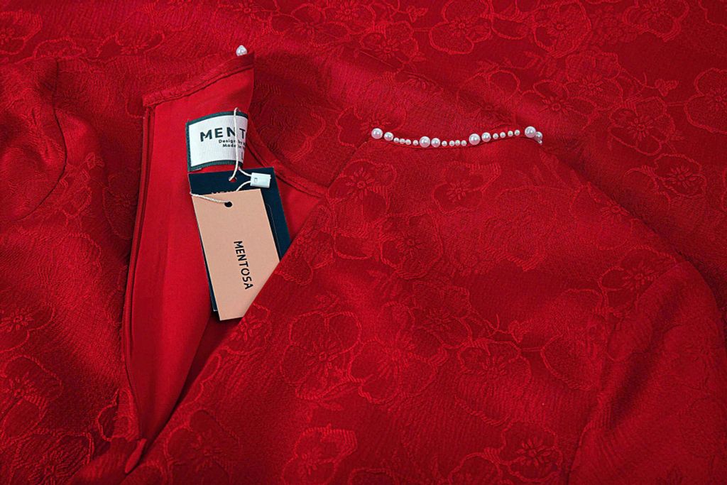 Áo Dài Mentosa Gấm Hoa-MTS310122401