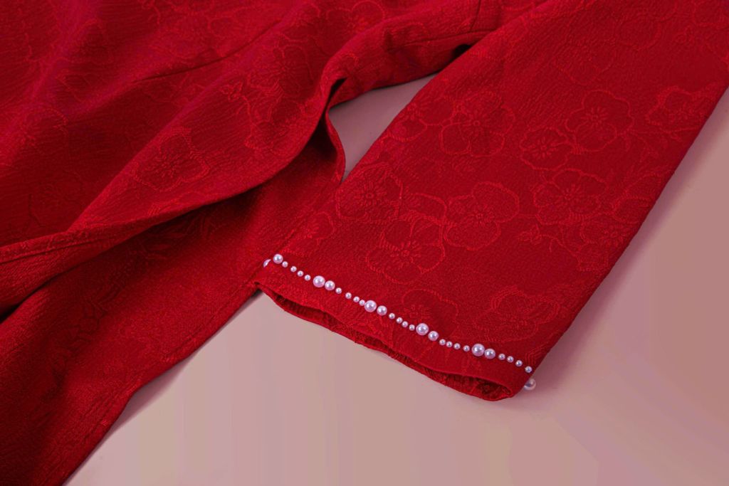 Áo Dài Mentosa Gấm Hoa-MTS310122401