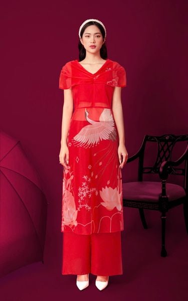  Áo Dài Mentosa Xuân Thì 3 Màu-MTS3214112404 