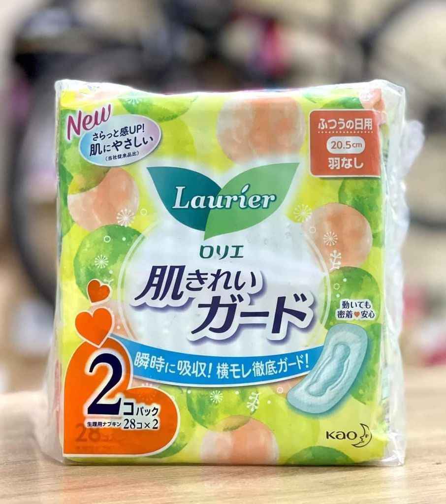 Set Băng Vệ Sinh Laurier Ban Ngày Không Cánh (2 gói/56 m)-TPSRTKC1122
