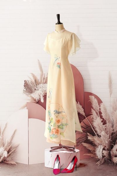  Bộ Áo Dài Cách Tân Katosa 3 Màu-TPSXS111023 