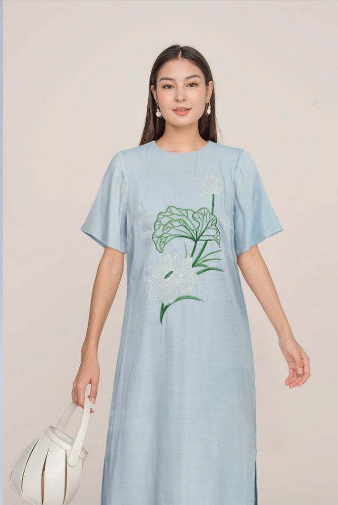 Đầm Katosa Bạch Liên 2 Màu-KTS3120425