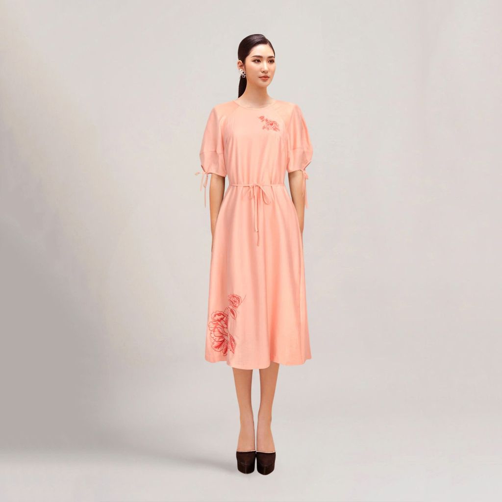 Đầm Katosa Raglang Tay Phồng-KTS2300325