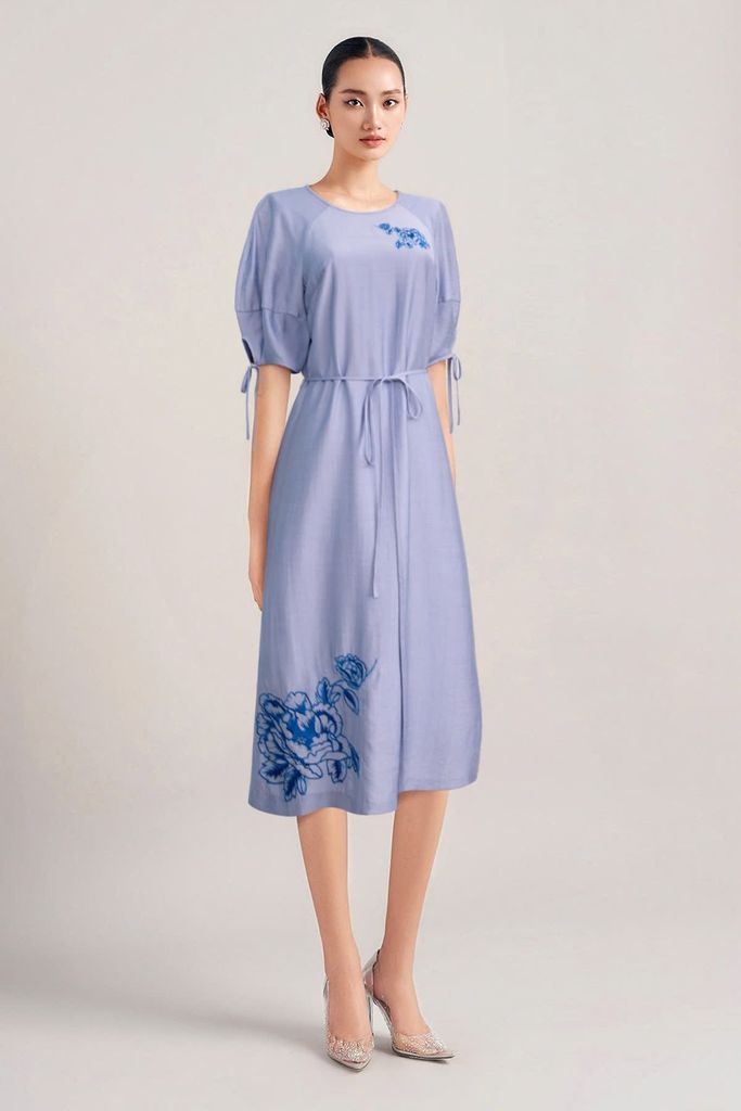 Đầm Katosa Raglang Tay Phồng-KTS2300325