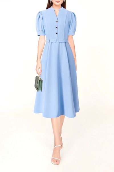  Đầm CK Gold Phối Nút 3 Màu-CK14012501 