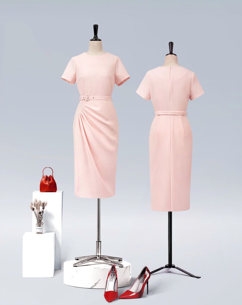 Đầm CK Công Sở Xếp Ly 3 Màu-CK0802225