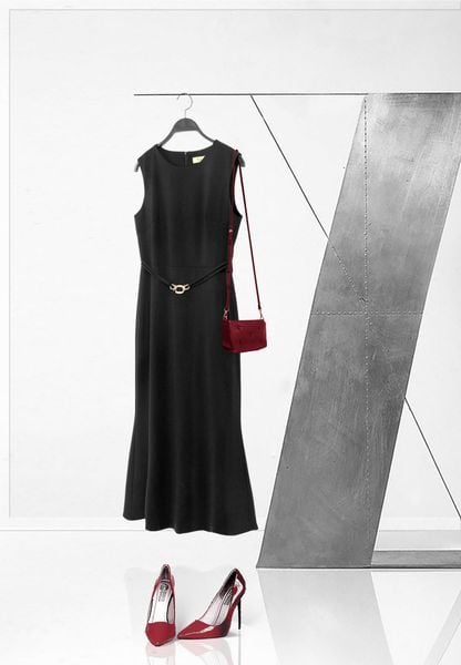  Đầm Katosa Gold Dây Eo-KTS122318 