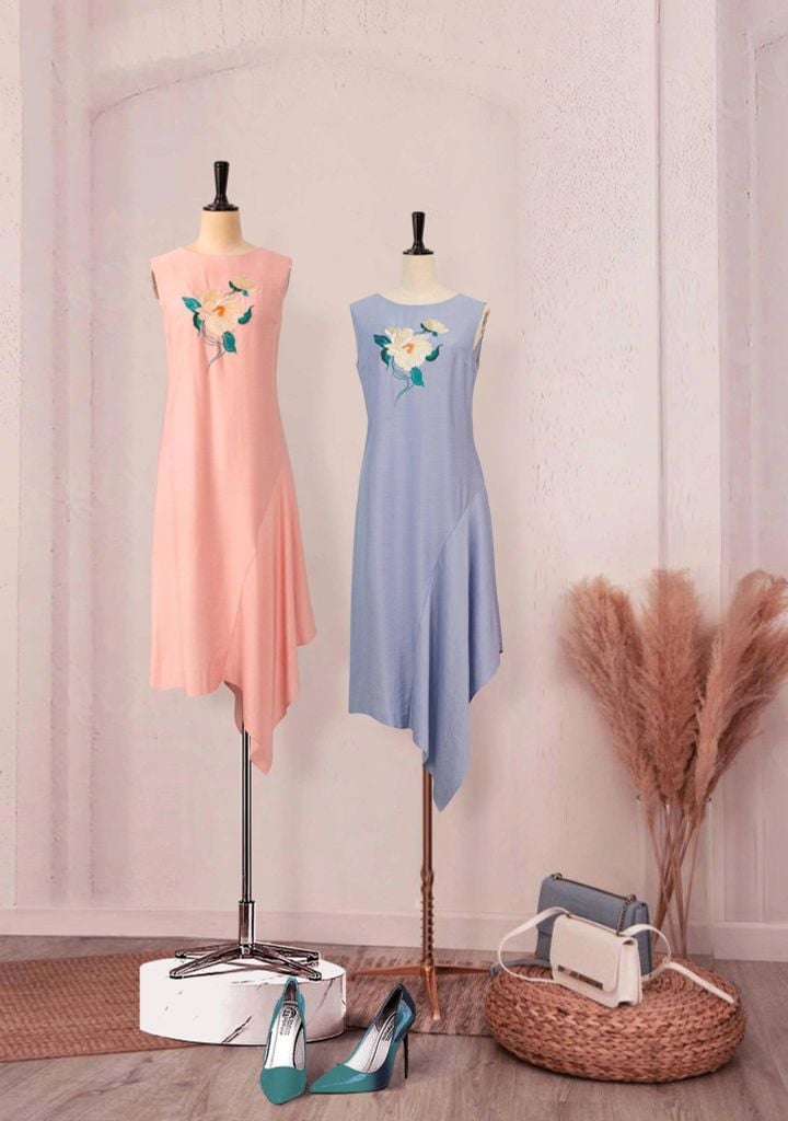 Đầm Katosa Hoa Mẫu Đơn-KTS3260225