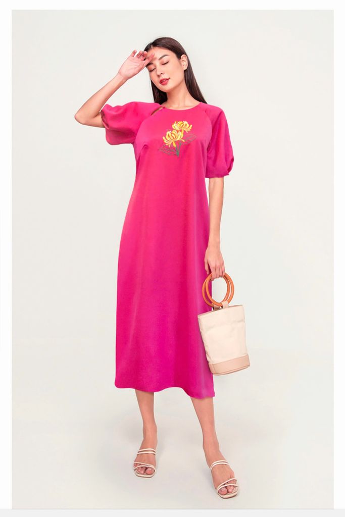 Đầm Katosa Lục Cúc Hạ 2 Màu-KTS2310325