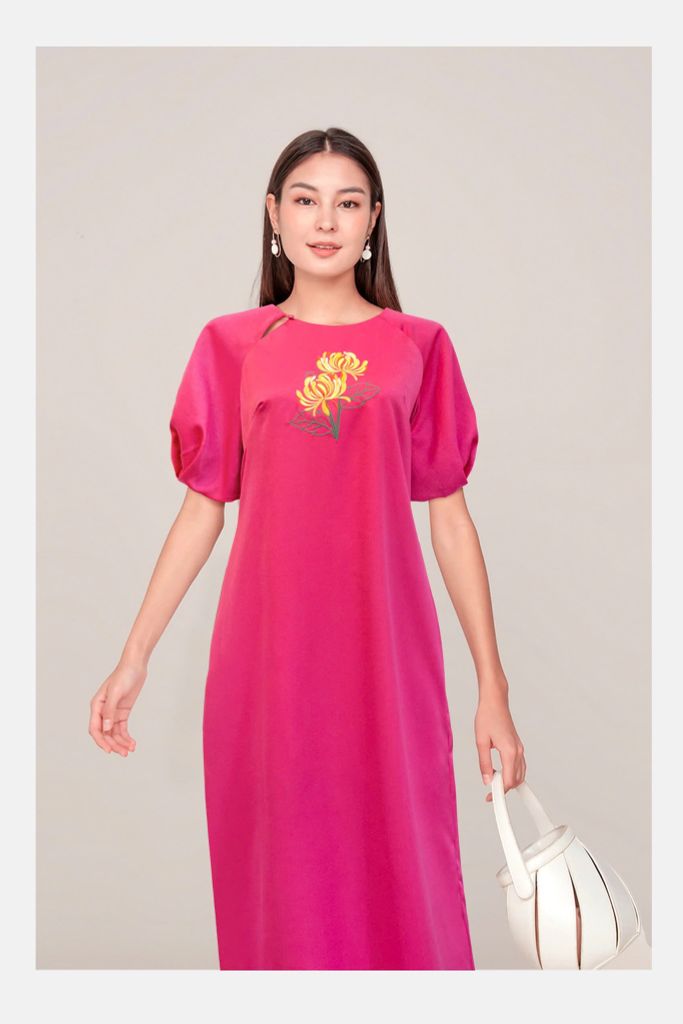 Đầm Katosa Lục Cúc Hạ 2 Màu-KTS2310325