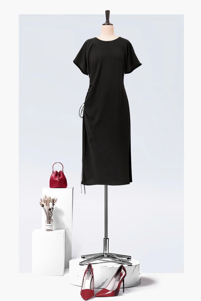 Đầm Katosa Lụa Nhún Eo-KTS31106242