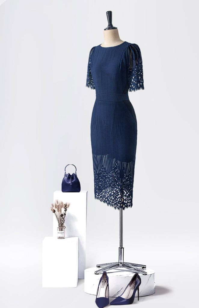 Đầm Katosa Ren Chân Bông-KTS30905245