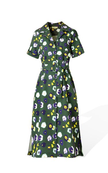  Đầm Katosa Sơ Mi Tay Ngắn Oliu-TPSXD200723 