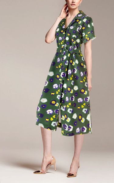  Đầm Katosa Sơ Mi Tay Ngắn Oliu-TPSXD200723 