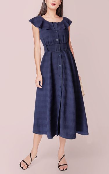  Đầm Katosa Tay Bèo Gài Nút-TPSXD100723 