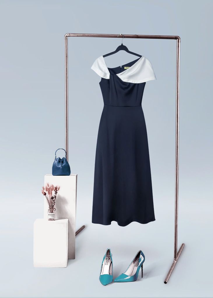 Đầm Katosa Trễ Vai Xếp Ly-KTS3260320244