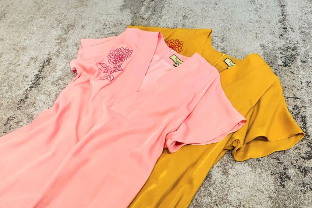 Đầm Katosa Xuân Cúc 2 Màu-KTS2220325