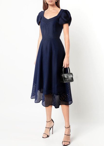  Đầm M&S Lưới Tay Gấp Ly-KTS3D122345 