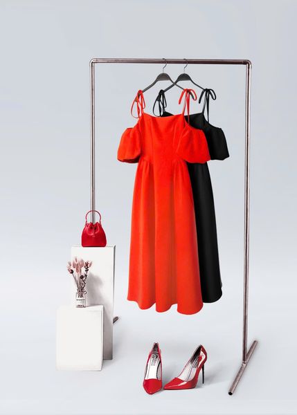  Đầm Next Hai Dây Tùng Xòe 3 Màu-KTS32506240 