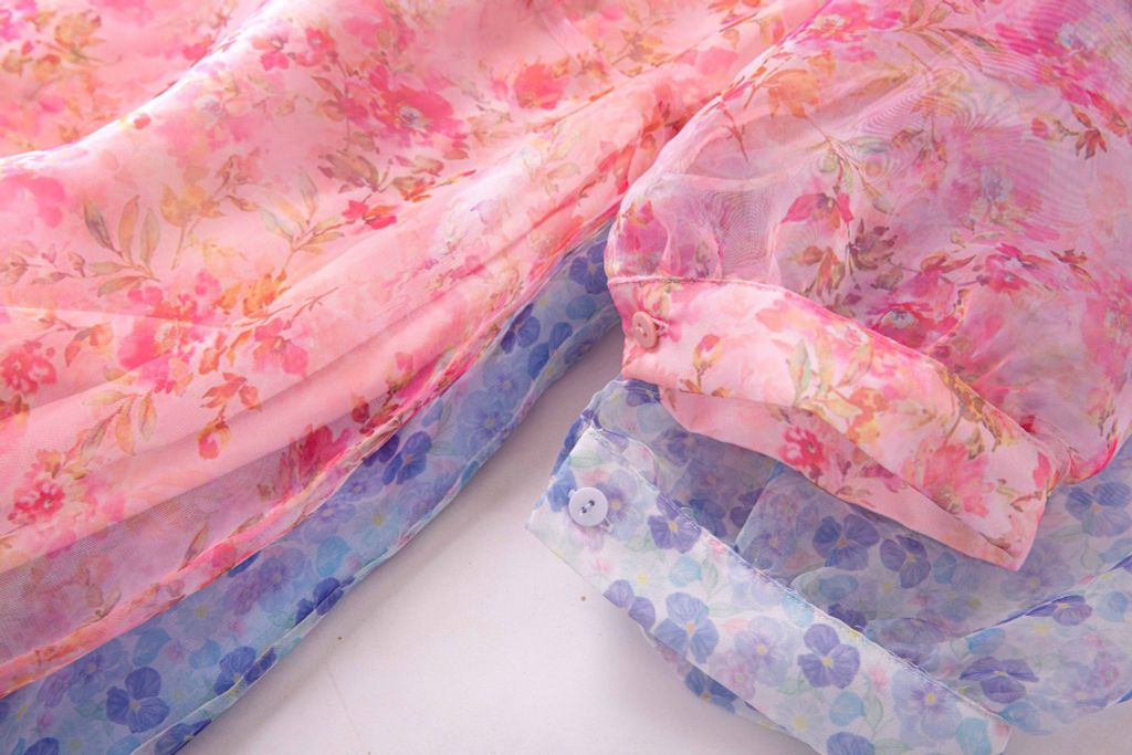 Đầm Katosa Tơ Hoa Tay Lỡ-KTS3060124