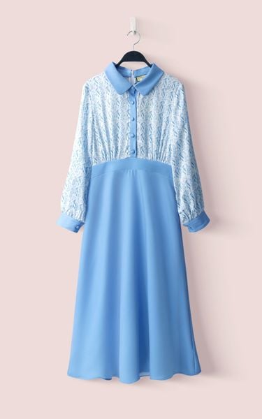  Đầm Katosa Tay Dài Dáng Xòe-KTS222712 