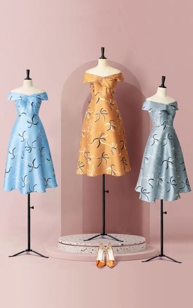  Đầm Katosa Hở Vai Tay Liền-KTS232403 