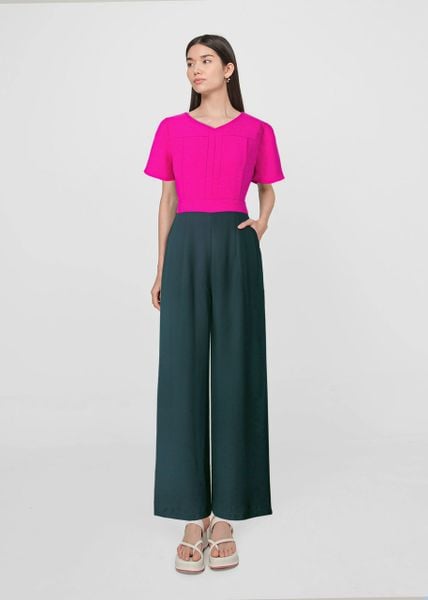  Jumpsuit Katosa Phối Màu-KTS32102243 