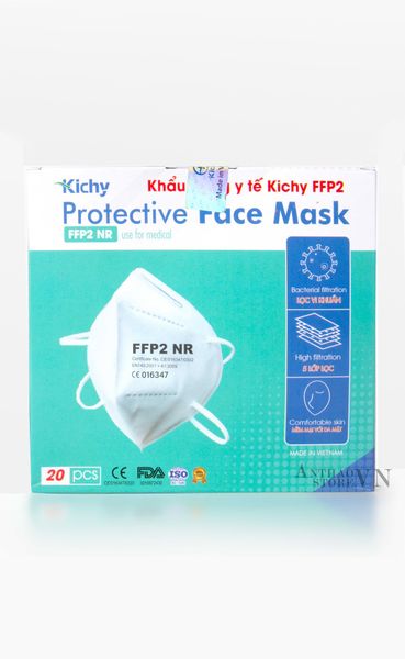  Hộp Khẩu Trang Kichy Y Tế FFP2 Không Van 5 Lớp(20 cái)-TYKC309210922 