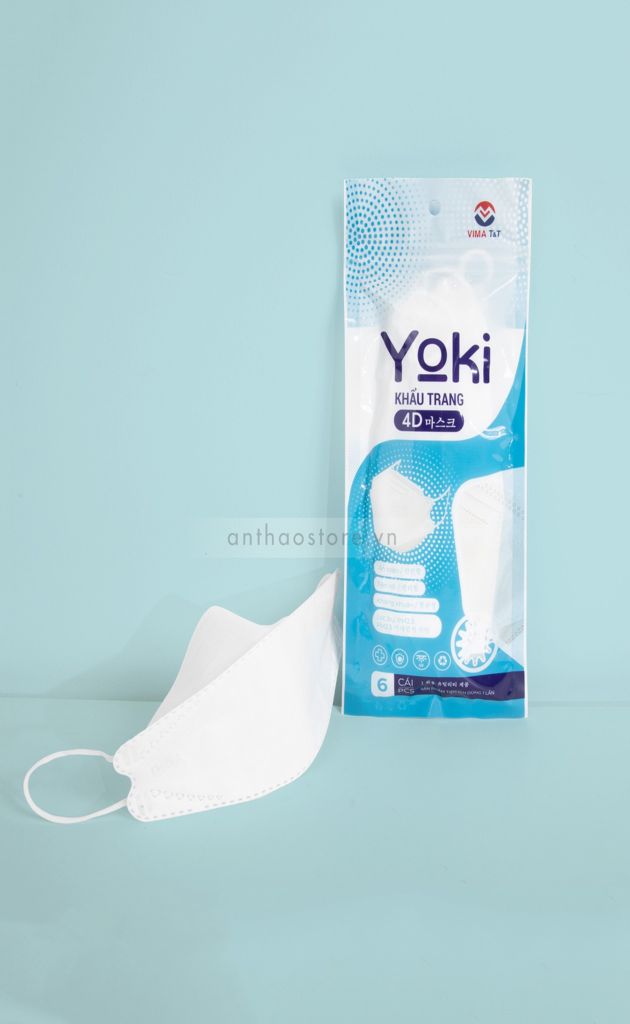 Set Khẩu Trang Yoki 4D Hàn Quốc 4 Gói( 24 cái )-TYDKTY122123