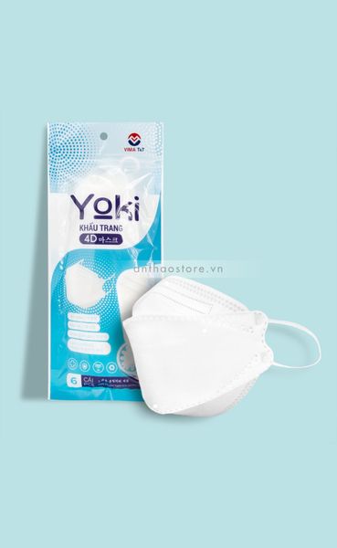  Set Khẩu Trang Yoki 4D Hàn Quốc 4 Gói( 24 cái )-TYDKTY122123 