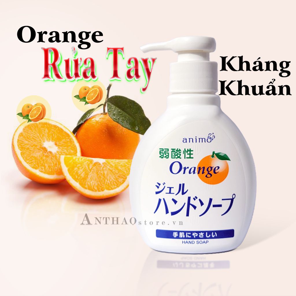 Nước Rửa Tay Animo Orange Nhật Bản 200ml-TPSRTAO1022