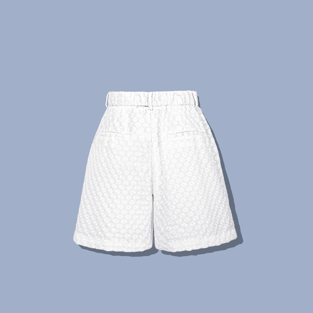 Quần Ted Short Cotton Thêu-TED2210325