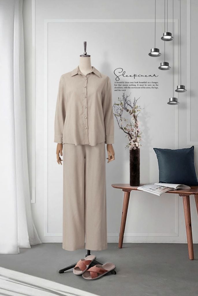 Set Anthela HomeWear Sơ Mi Basic 3 Màu-ATL32509242