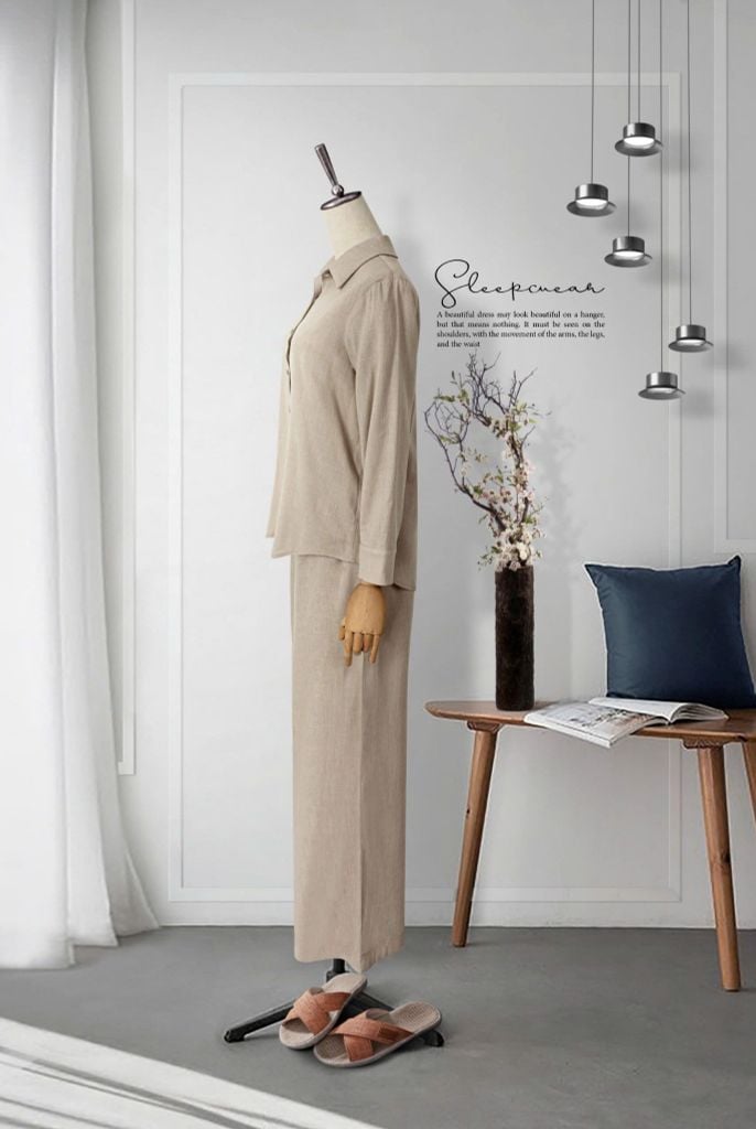 Set Anthela HomeWear Sơ Mi Basic 3 Màu-ATL32509242