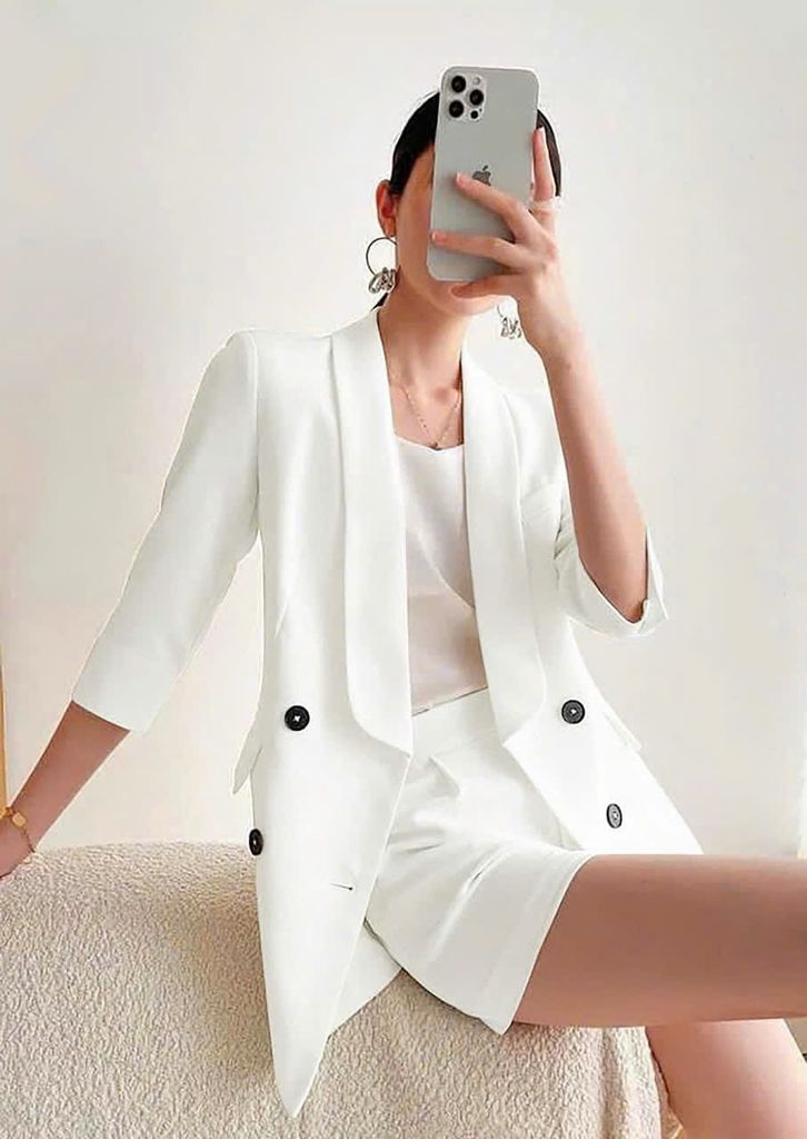 Set Katosa Blazer Shawl 2 Màu-KTS32402251