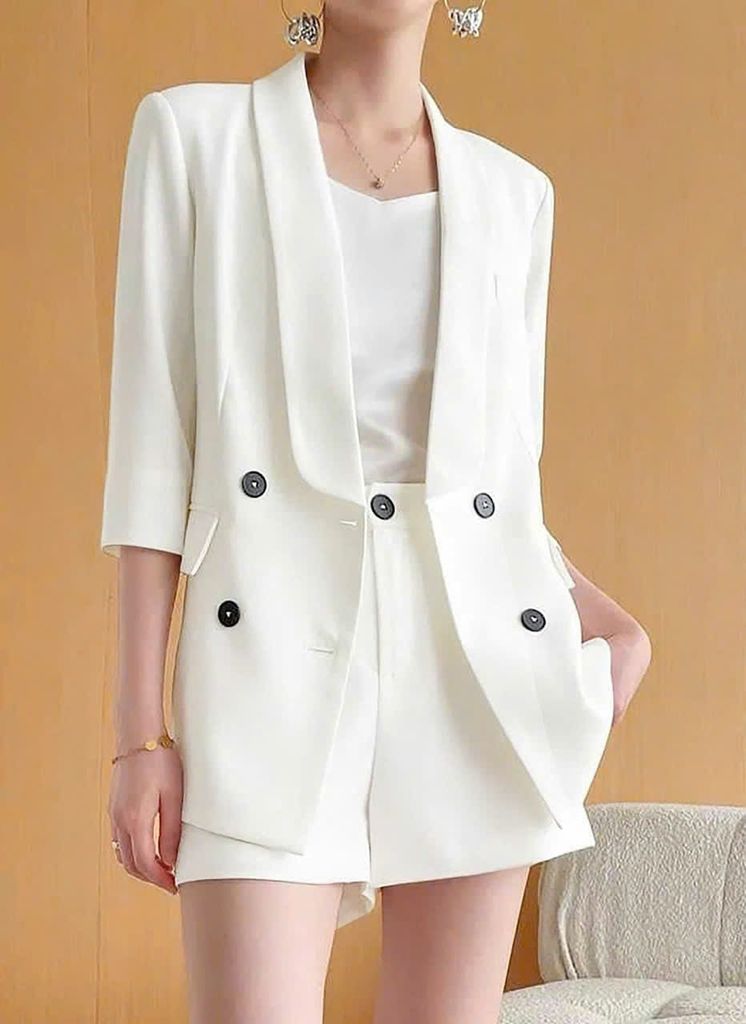 Set Katosa Blazer Shawl 2 Màu-KTS32402251