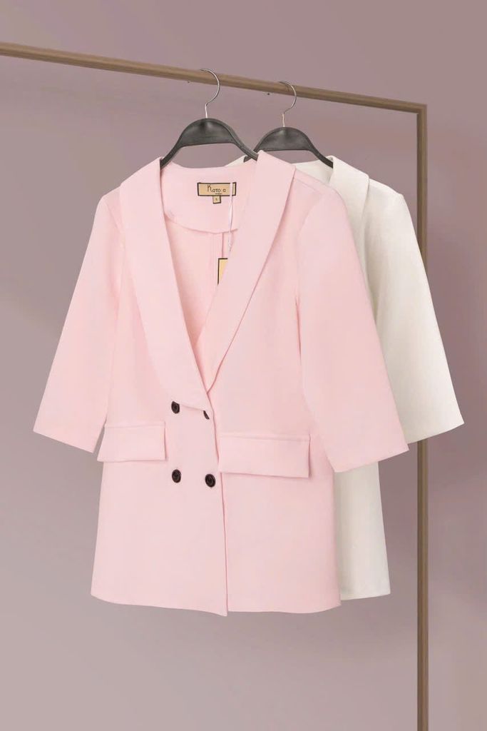 Set Katosa Blazer Shawl 2 Màu-KTS32402251