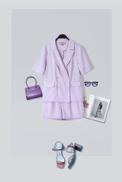  Set Katosa Blazer Short-KTS3240225 