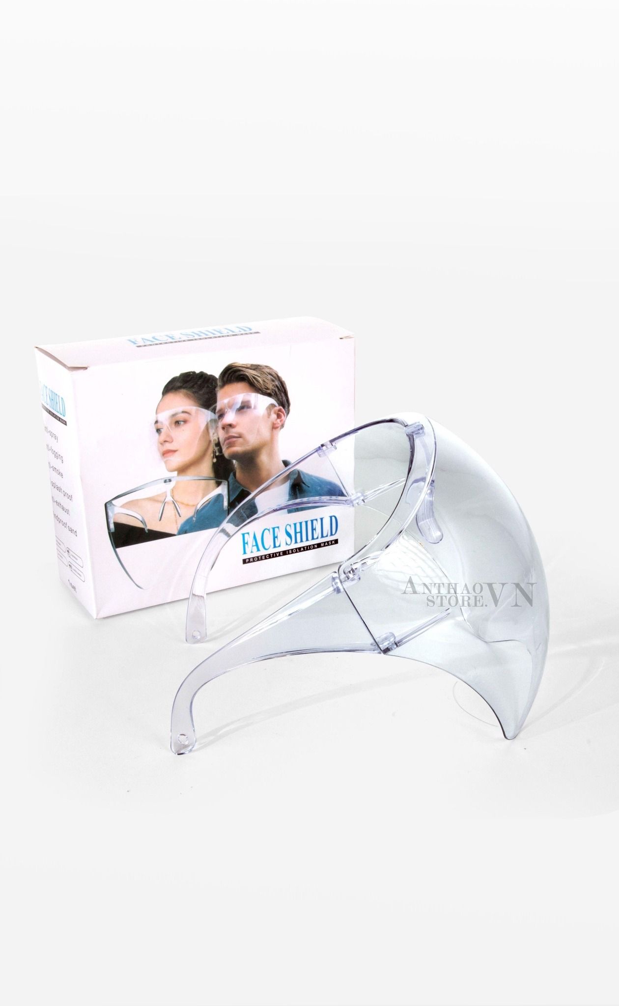  Set Kính Bảo Hộ Face Shield  Kèm Gọng Kính Trong (2 cái)-TYK09210923 