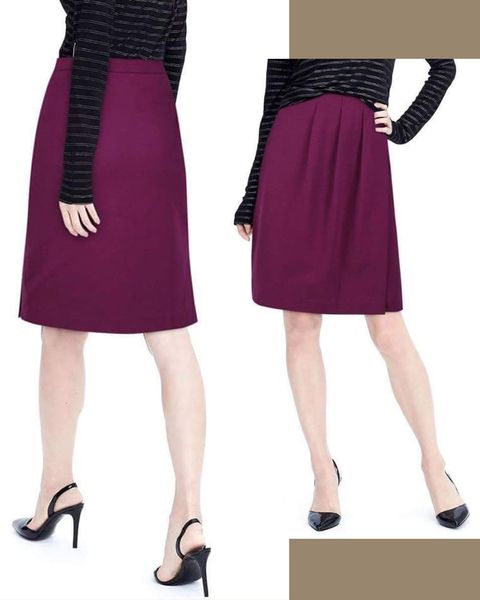  Chân Váy Banana Xếp 3 Ly, Đắp Trước-T1703070417 