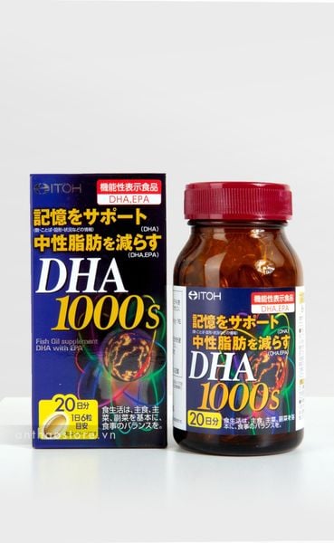  Hộp Viên uống bổ não ITOH DHA 1000mg 120 viên -JPDHA11211124 