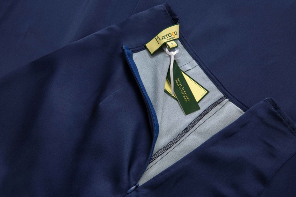 Áo Dài Cách Tân Katosa Màu Hoa Cẩm Tú Cầu-KTS221511CT