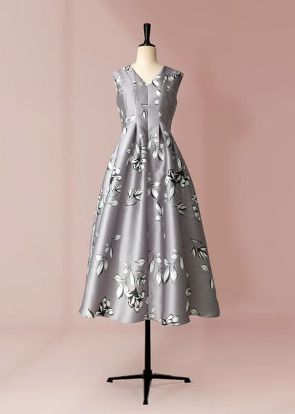  Đầm Katosa Cổ Tim Dáng Xòe-KTS222011 