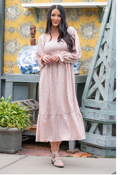  Đầm Vnxk L&F Smoking Tay Dài 2 Màu-TPSRFDH123 