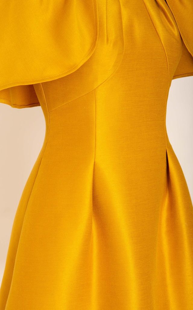 Đầm Katosa Cổ Xếp Ly Tay Chồm-KTS220912