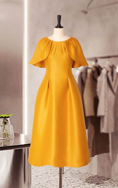  Đầm Katosa Cổ Xếp Ly Tay Chồm-KTS220912 